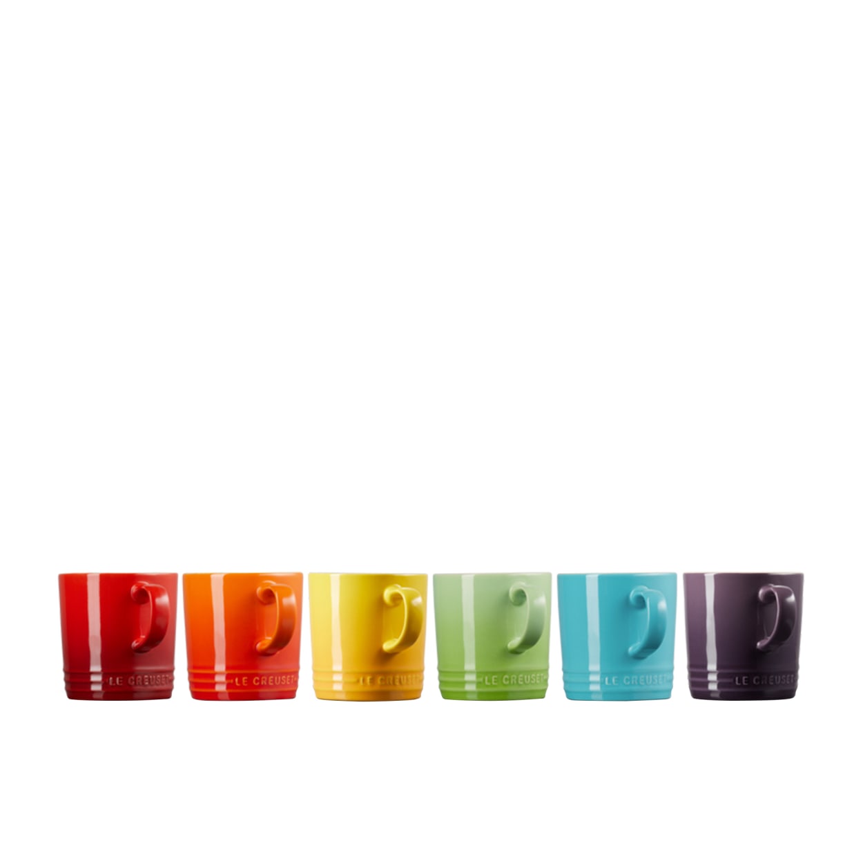 Le Creuset Mugs 350ml Set 6 Rainbow Kitchen Warehouse™